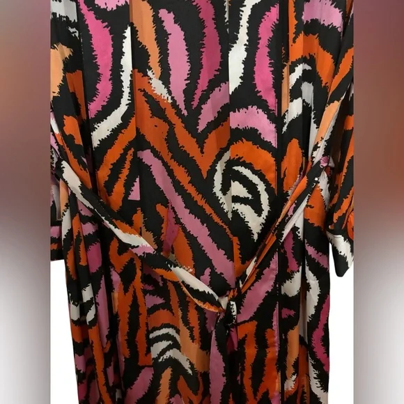 NWT Diane Von Furstenberg X Target Zebra Robe - Size XS - Picture 5 of 7
